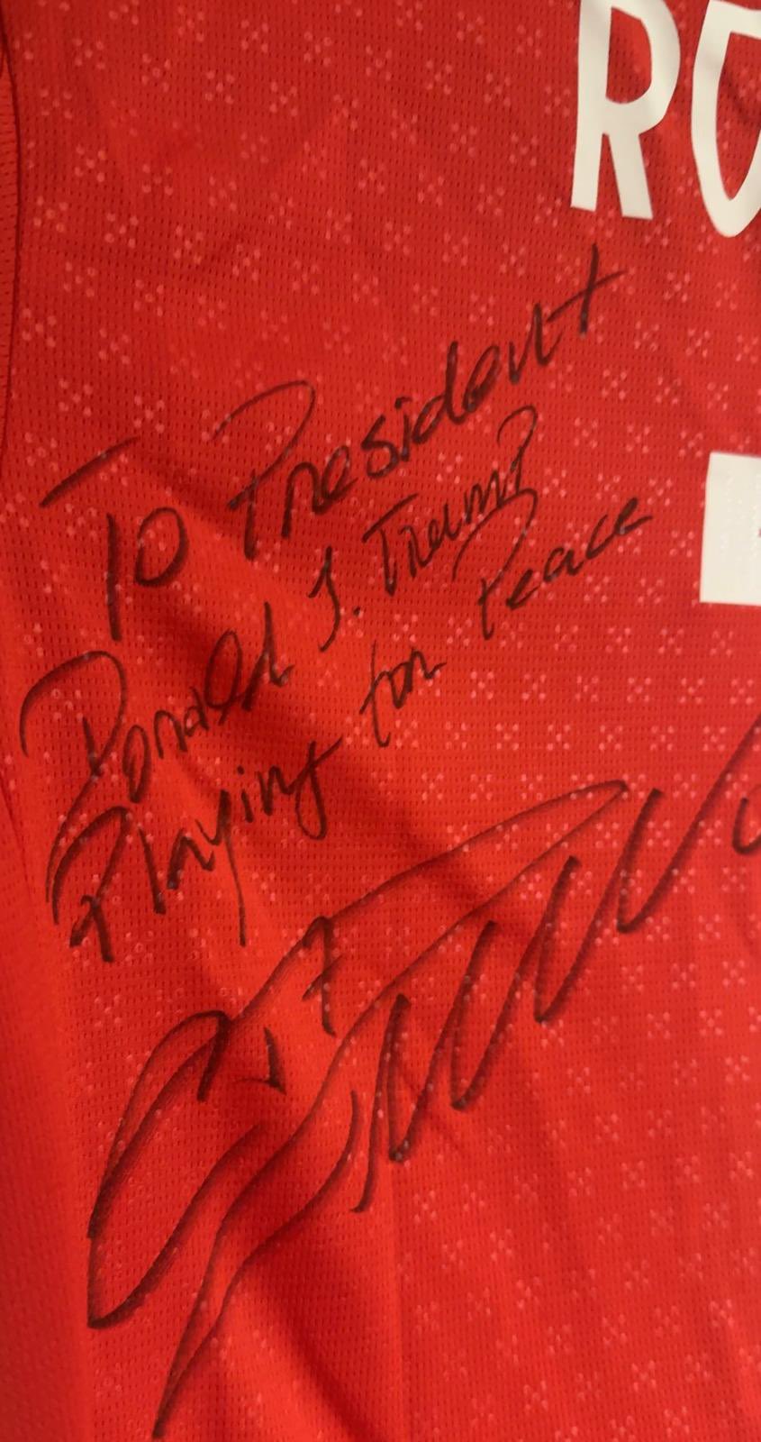 Koszulka Ronaldo dla Donalda Trumpa